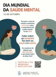 10 de outubro - Dia Mundial da Saúde Mental