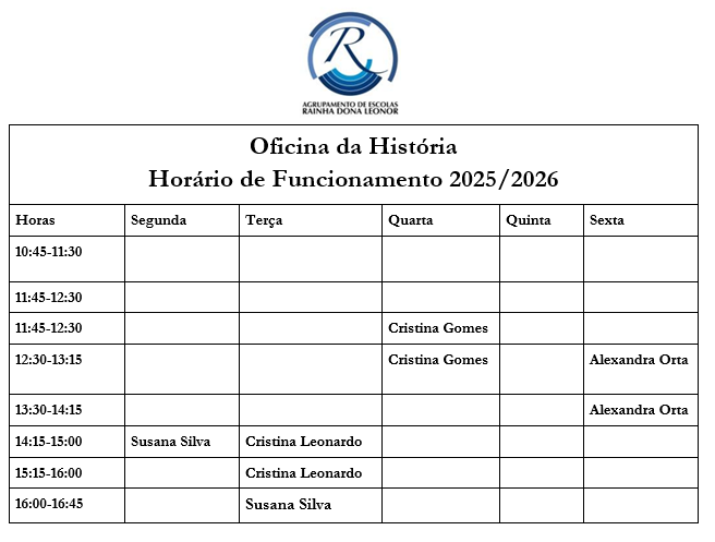 horario of hist