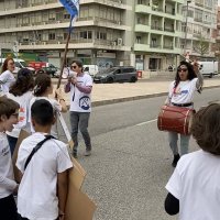 Marcha do 2º ciclo na Avenida «50 anos do 25 de abril»