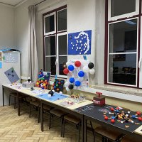 Concurso dos «Modelos do sistema solar» e «Modelos Moleculares», na Eugénio dos Santos