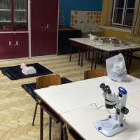 Laboratório de Ciências Naturais na Eugénio dos Santos